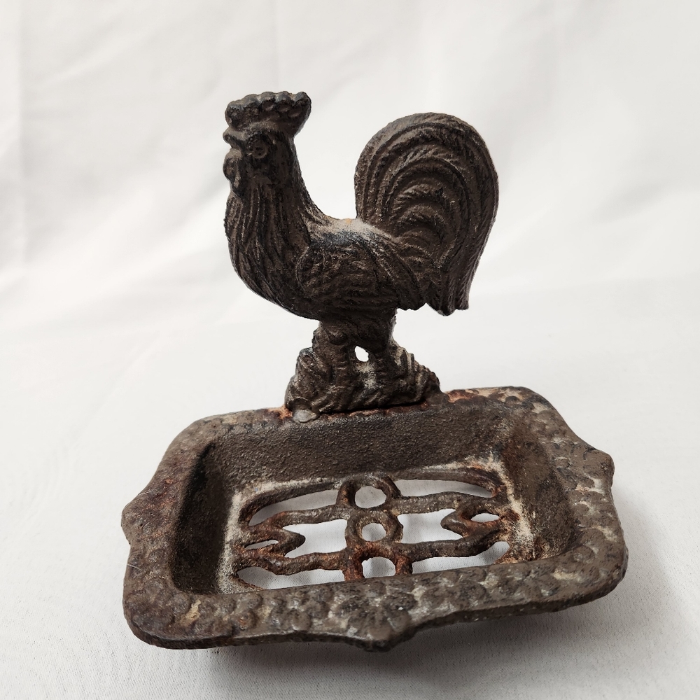 Rustic cast Iron soap dish